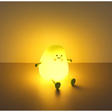 Globo - LED RGBW dimeriuojama įkraunama vaikiška naktinė lempa LED/2W/5V 1200 mAh mango