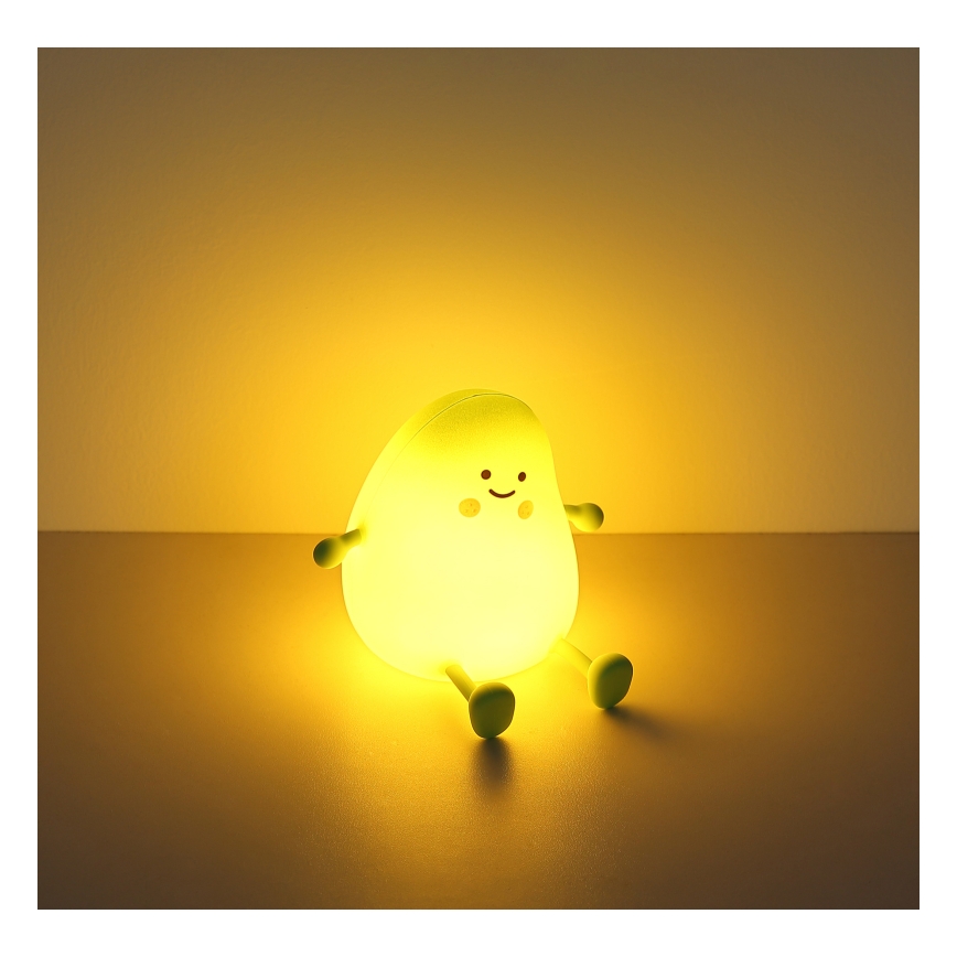 Globo - LED RGBW dimeriuojama įkraunama vaikiška naktinė lempa LED/2W/5V 1200 mAh mango