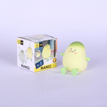 Globo - LED RGBW dimeriuojama įkraunama vaikiška naktinė lempa LED/2W/5V 1200 mAh mango