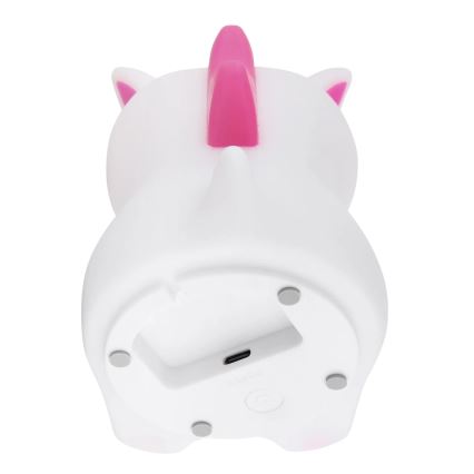 Globo - LED RGBW dimeriuojamas įkraunamas vaikiškas naktinis šviestuvas LED/1,5W/5V 1200 mAh vienaragis