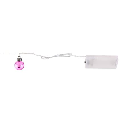 Globo - LED Kalėdinė girlianda 20xLED/2xAA 2,2m šiltai balta