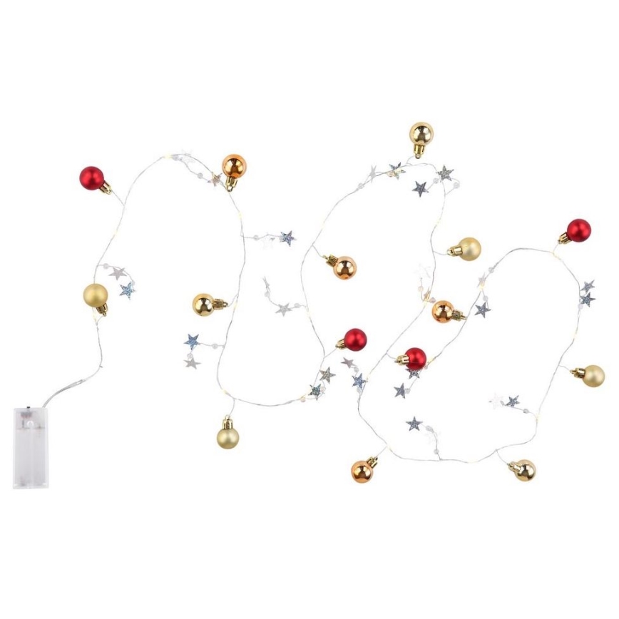 Globo 29900-20 - LED dekoratyvinė girlianda 20xLED/0,03W/2xAA