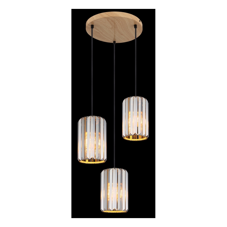 Globo - Pakabinamas sietynas 3xE27/60W/230V diametras 35 cm