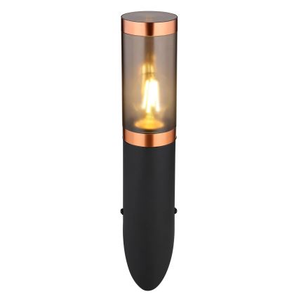 Globo - Lauko sieninis šviestuvas 1xE27/23W/230V IP44 juoda/varis