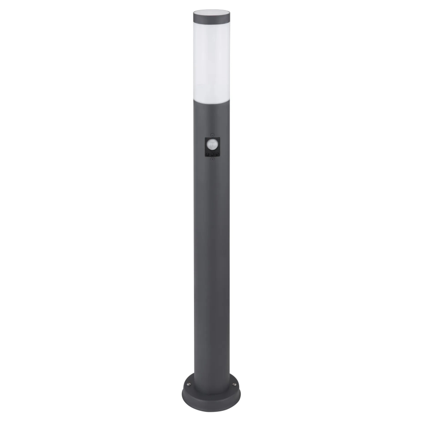 Globo - Lauko šviestuvas su jutikliu 1xE27/15W/230V IP44 80 cm antracitas