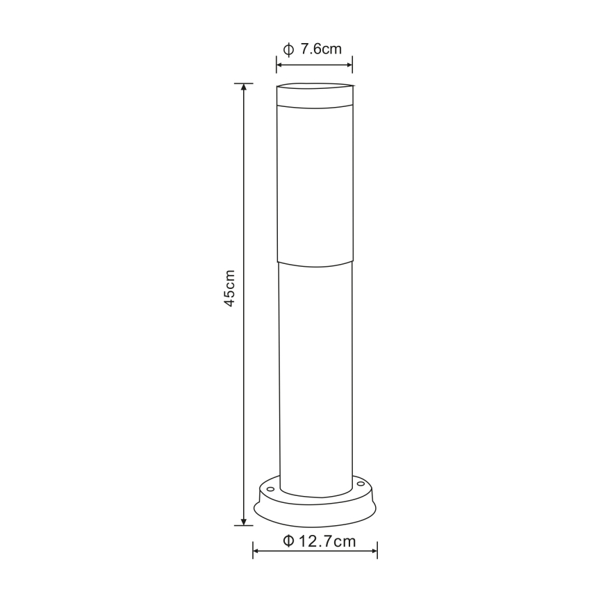 Globo - Lauko šviestuvas 1xE27/23W/230V 45 cm IP44