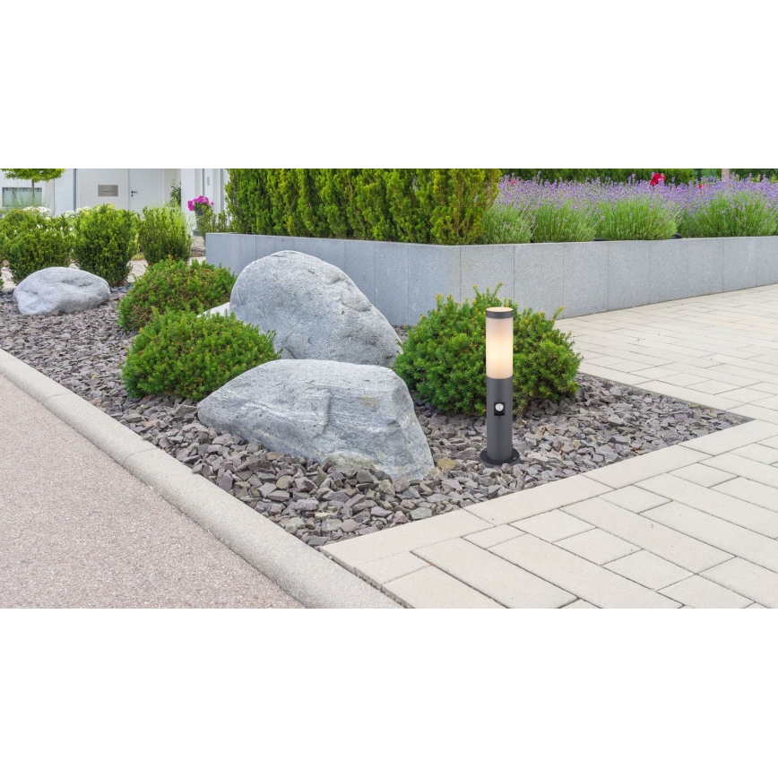 Globo - Lauko šviestuvas su judesio davikliu 1xE27/15W/230V 45 cm IP44