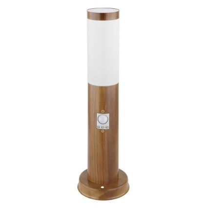 Globo - Lauko lempa su jutikliu BOSTON 1xE27/30W/230V IP44