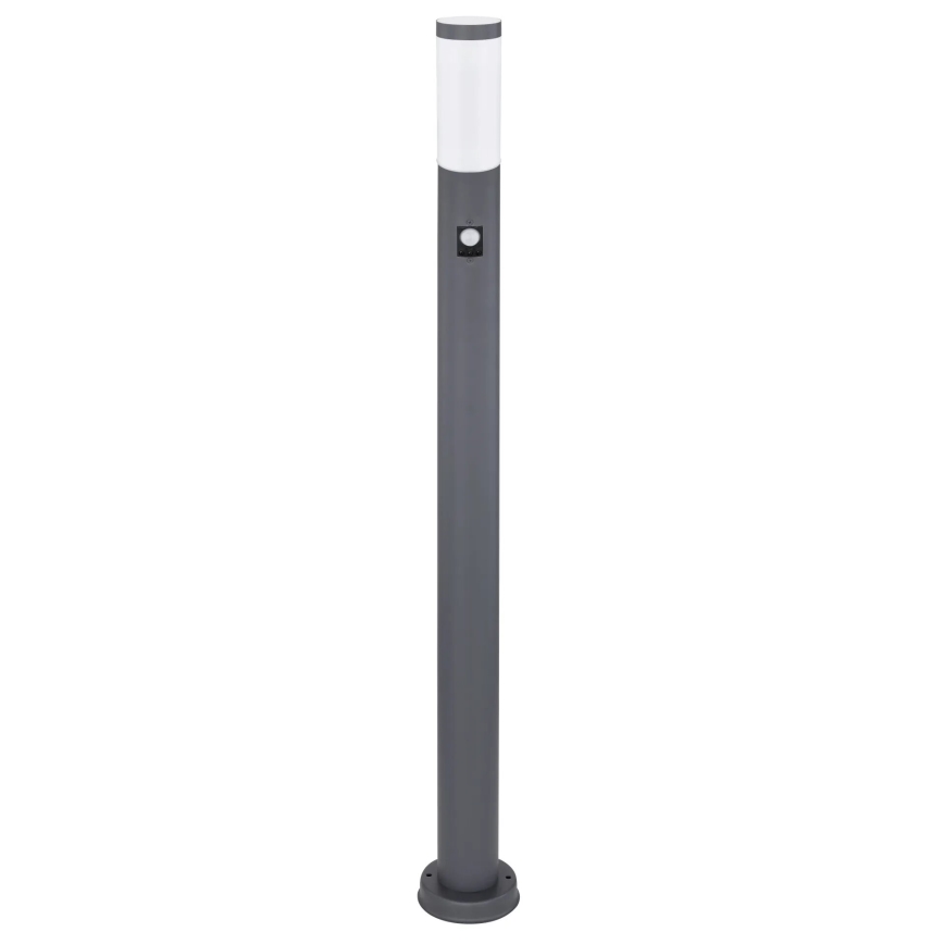 Globo - Lauko šviestuvas su jutikliu 1xE27/15W/230V IP44 110 cm antracitas