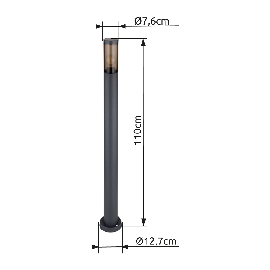 Globo - Lauko šviestuvas 1xE27/23W/230V 110 cm IP44