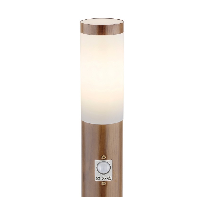 Globo - Lauko lempa su jutikliu BOSTON 1xE27/30W/230V IP44