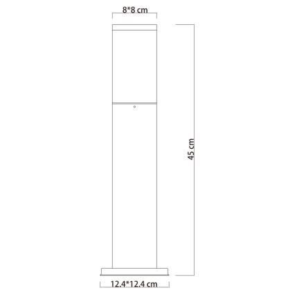 Globo - Lauko lempa 1xE27/15W/230V 45 cm IP44