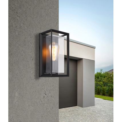 Globo - Lauko sieninis šviestuvas 1xE27/60W/230V IP44 juoda