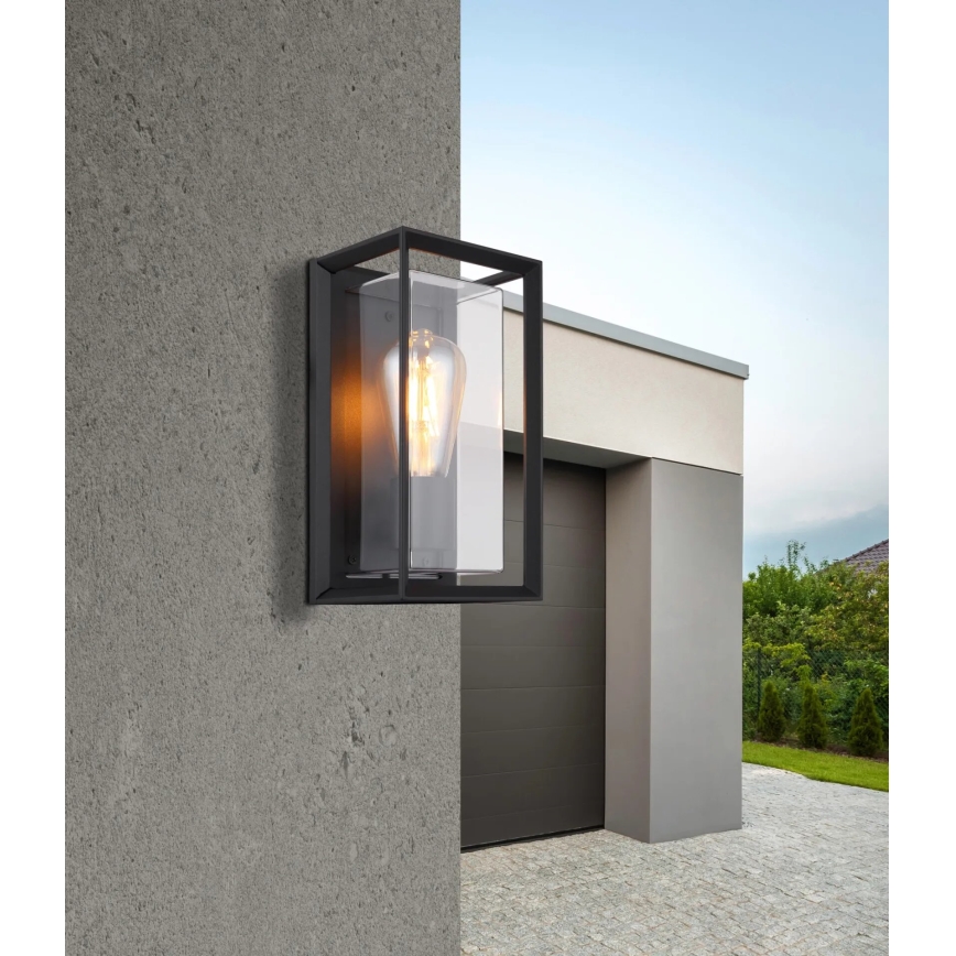 Globo - Lauko sieninis šviestuvas 1xE27/60W/230V IP44 juoda