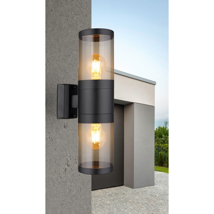 Globo - Lauko sieninis šviestuvas 2xE27/60W/230V IP44