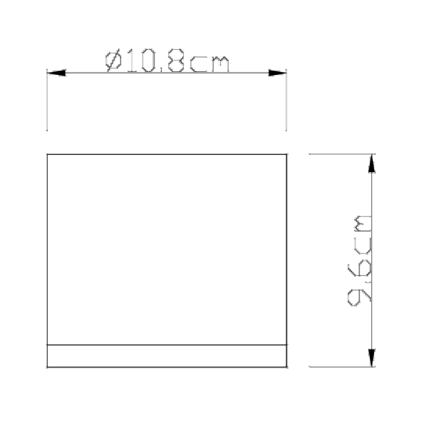 Globo - Lauko lubinis šviestuvas 1xGX53/11W/230V IP44
