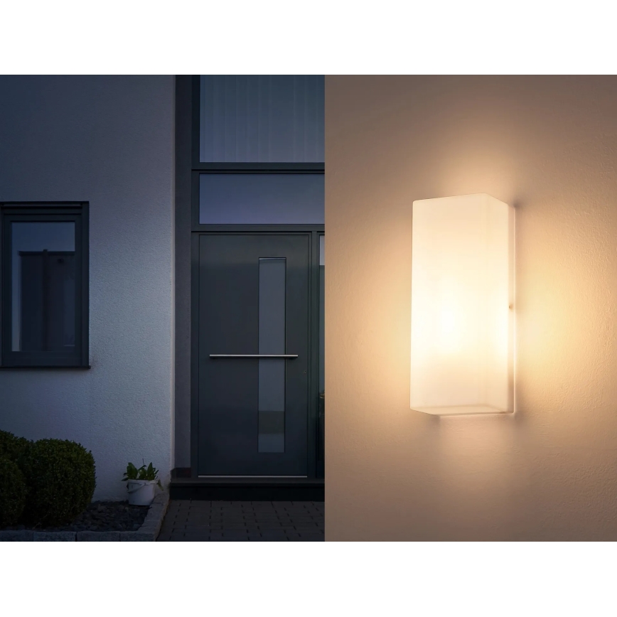 Globo - Lauko sieninis šviestuvas 1xE27/15W/230V IP44 balta
