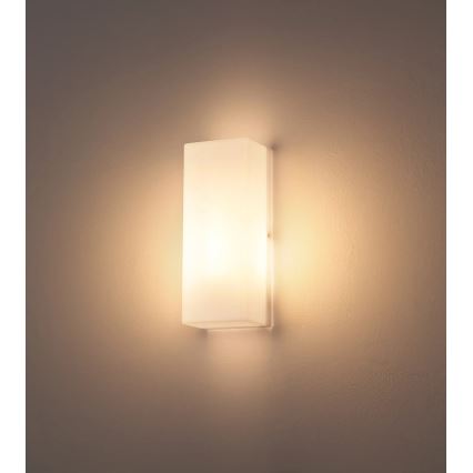 Globo - Lauko sieninis šviestuvas 1xE27/15W/230V IP44 balta