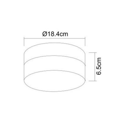 Globo - Vonios šviestuvas 1xE27/60W/230V diametras 18,4 cm IP44