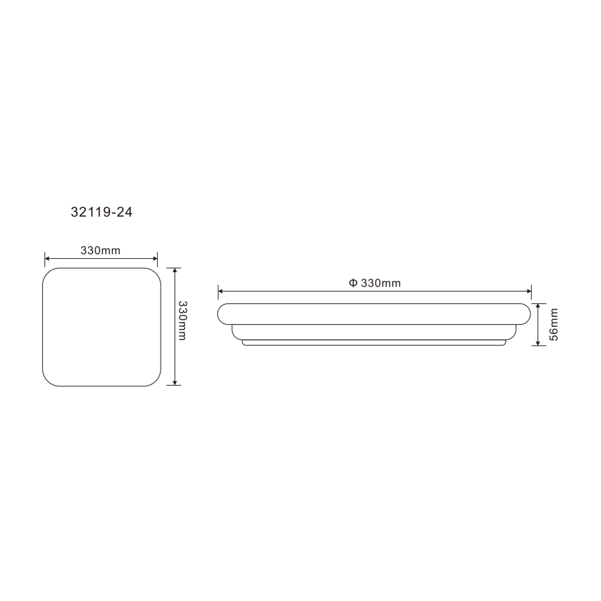 Globo - LED lubinis lauko šviestuvas LED/24W/230V IP54
