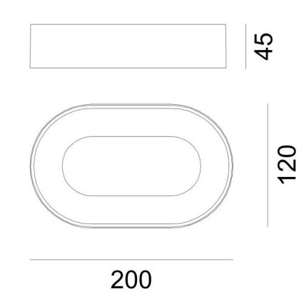 Globo - LED Lauko sieninis šviestuvas LED/12W/230V IP65