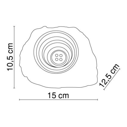 Globo - LED Dekoratyvinis saulės šviestuvas 4xLED/0,06W/1,2V IP44 200 mAh