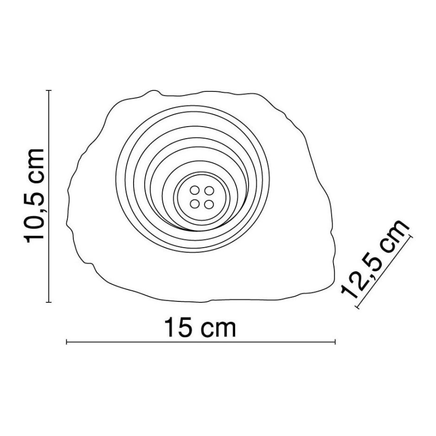 Globo - LED Dekoratyvinis saulės šviestuvas 4xLED/0,06W/1,2V IP44 200 mAh