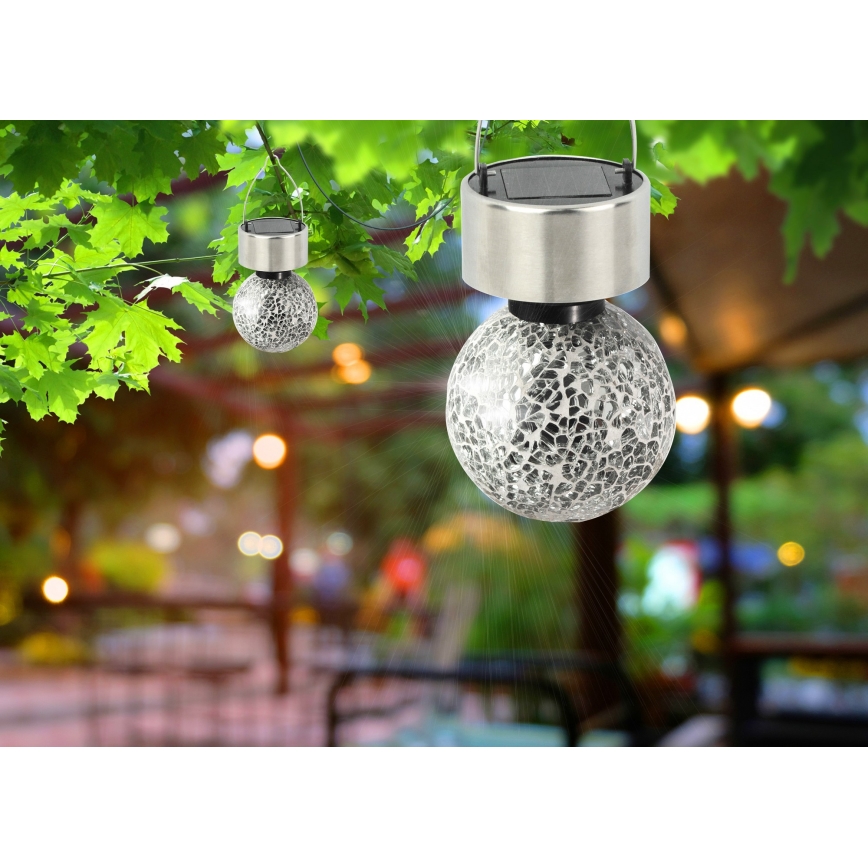 Globo 33056 - Saulės energija įkraunamas šviestuvas 1xLED/0,06W/3,2V IP44 400 mAh