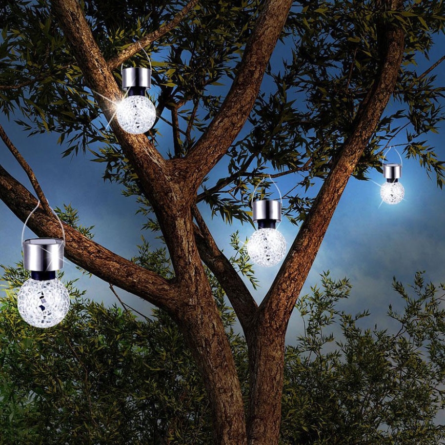 Globo 33056 - Saulės energija įkraunamas šviestuvas 1xLED/0,06W/3,2V IP44 400 mAh