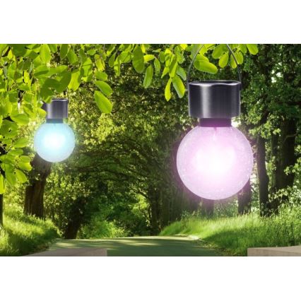 Globo - LED apšvietimas, įkraunamas saulės energija LED/0,05W/1,2V IP44