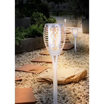 Globo - LED apšvietimas, įkraunamas saulės energija LED/3,6W/3V 1800K IP44 blizgus chromas
