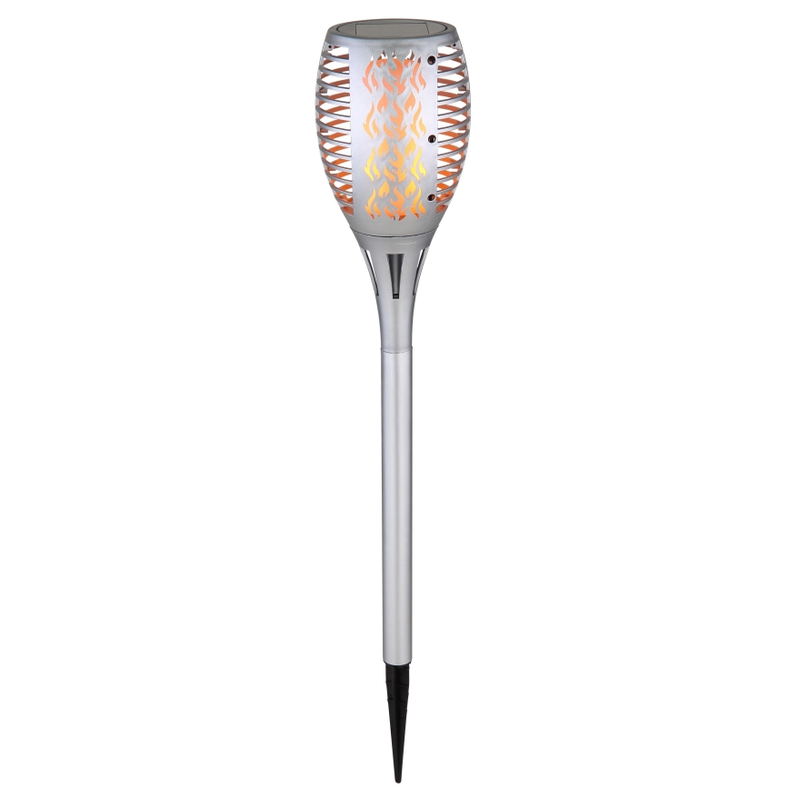 Globo - LED apšvietimas, įkraunamas saulės energija LED/3,6W/3V 1800K IP44 blizgus chromas