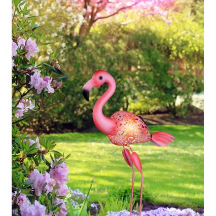 Globo - LED saulės šviestuvas LED/3V IP44 300 mAh flamingas