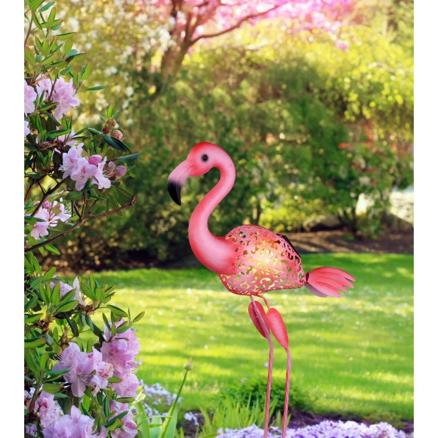 Globo - LED saulės šviestuvas LED/3V IP44 300 mAh flamingas