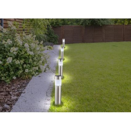 Globo - KOMPLEKTAS 4x LED šviestuvas, įkraunamas saulės energija LED/0,07W/3V IP44 600 mAh