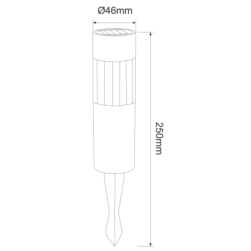 Globo - KOMPLEKTAS 4x LED šviestuvas, įkraunamas saulės energija LED/0,06W/3,2V IP44