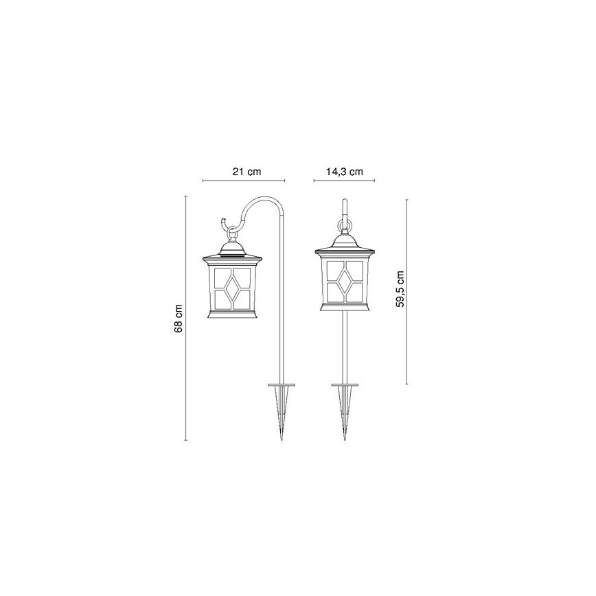 Globo - LED saulės lempa LED/0,05W/3,2V IP44 300 mAh