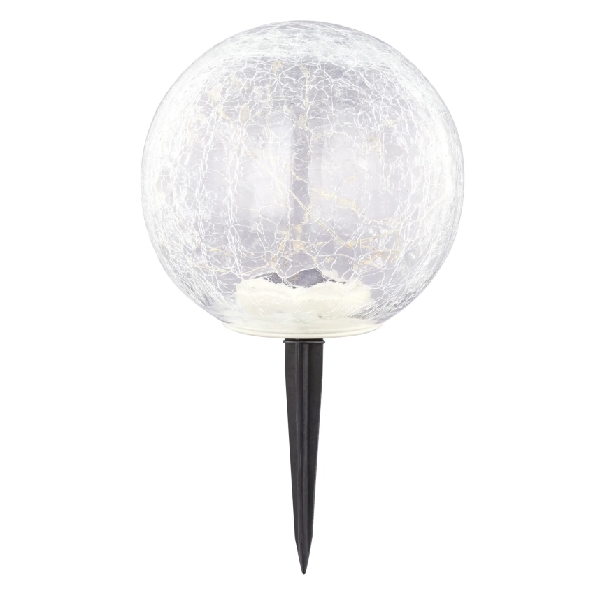 Globo - LED šviestuvas, įkraunamas saulės energija 15xLED/0,06W/3,2V diametras 15 cm IP44