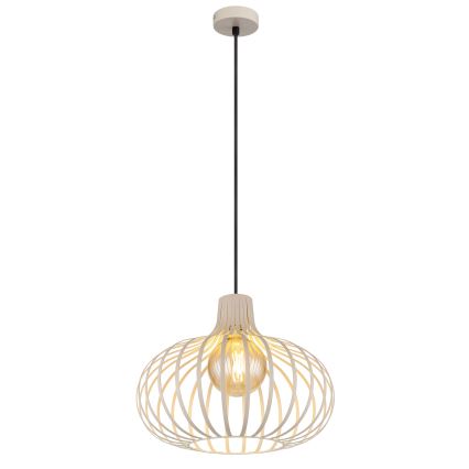 Globo - pakabinamas šviestuvas su laidu 1xE27/40W/230V smėlio spalvos