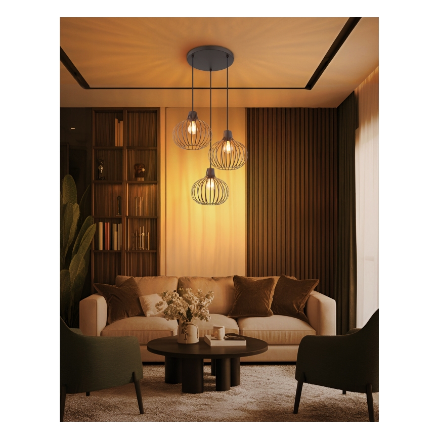 Globo - Pakabinamas šviestuvas ant laido 3xE27/40W/230V