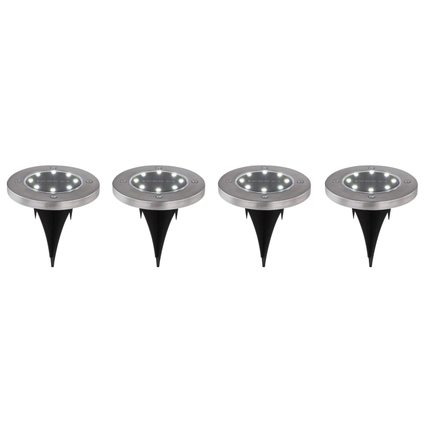 Globo - KOMPLEKTAS 4x LED apšvietimas, įkraunamas saulės energija LED/0,1W/3V IP44 300 mAh