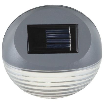 Globo - LED sieninis šviestuvas, įkraunamas saulės energija 2xLED/0,06W/1,2V IP44 200 mAh