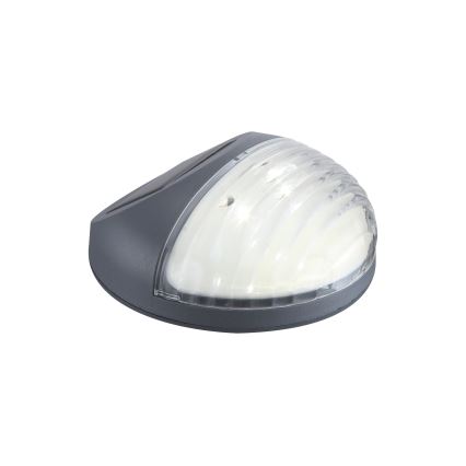 Globo - LED sieninis šviestuvas, įkraunamas saulės energija 2xLED/0,06W/1,2V IP44 200 mAh
