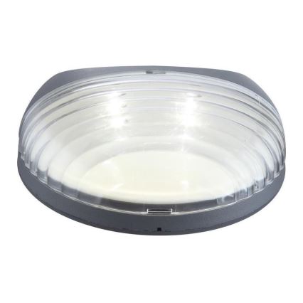 Globo - LED sieninis šviestuvas, įkraunamas saulės energija 2xLED/0,06W/1,2V IP44 200 mAh