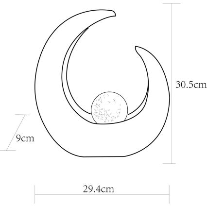 Globo - LED Saulės energijos šviestuvas LED/0,02W/3V IP44