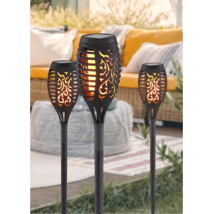 Globo - KOMPLEKTAS 3x LED šviestuvas, įkraunamas saulės energija LED/0,1W/3V IP44