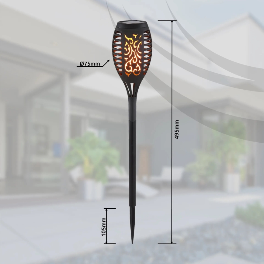Globo - KOMPLEKTAS 3x LED šviestuvas, įkraunamas saulės energija LED/0,1W/3V IP44