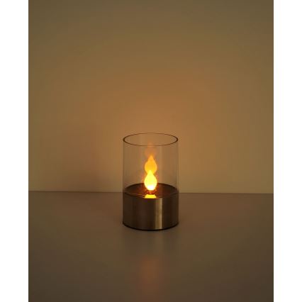 Globo - LED apšvietimas, įkraunamas saulės energija LED/0,06W/3,2V 1800K IP44 100 mAh