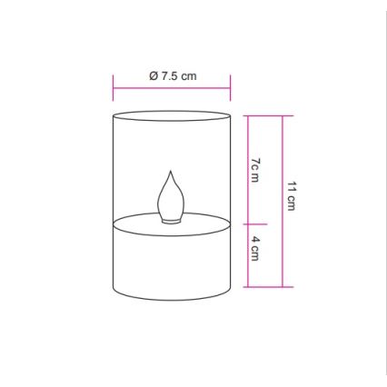 Globo - LED saulės šviestuvas LED/0,06W/1,2V 1800K IP44 100 mAh