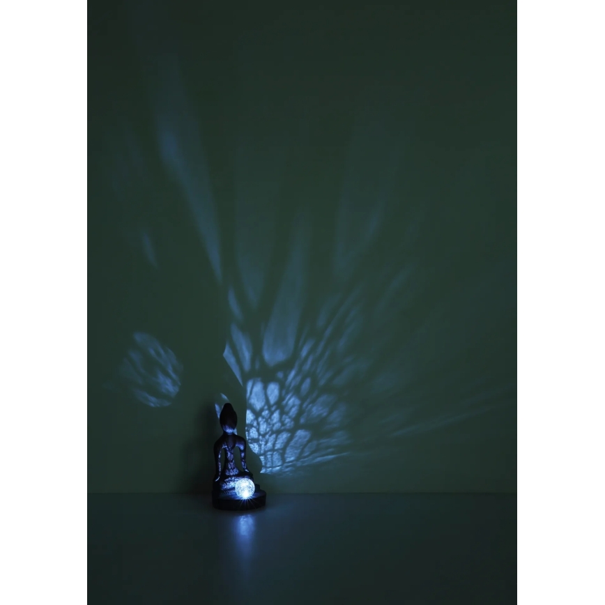Globo - LED saulės šviestuvas LED/3V IP44 200 mAh Budos statula
